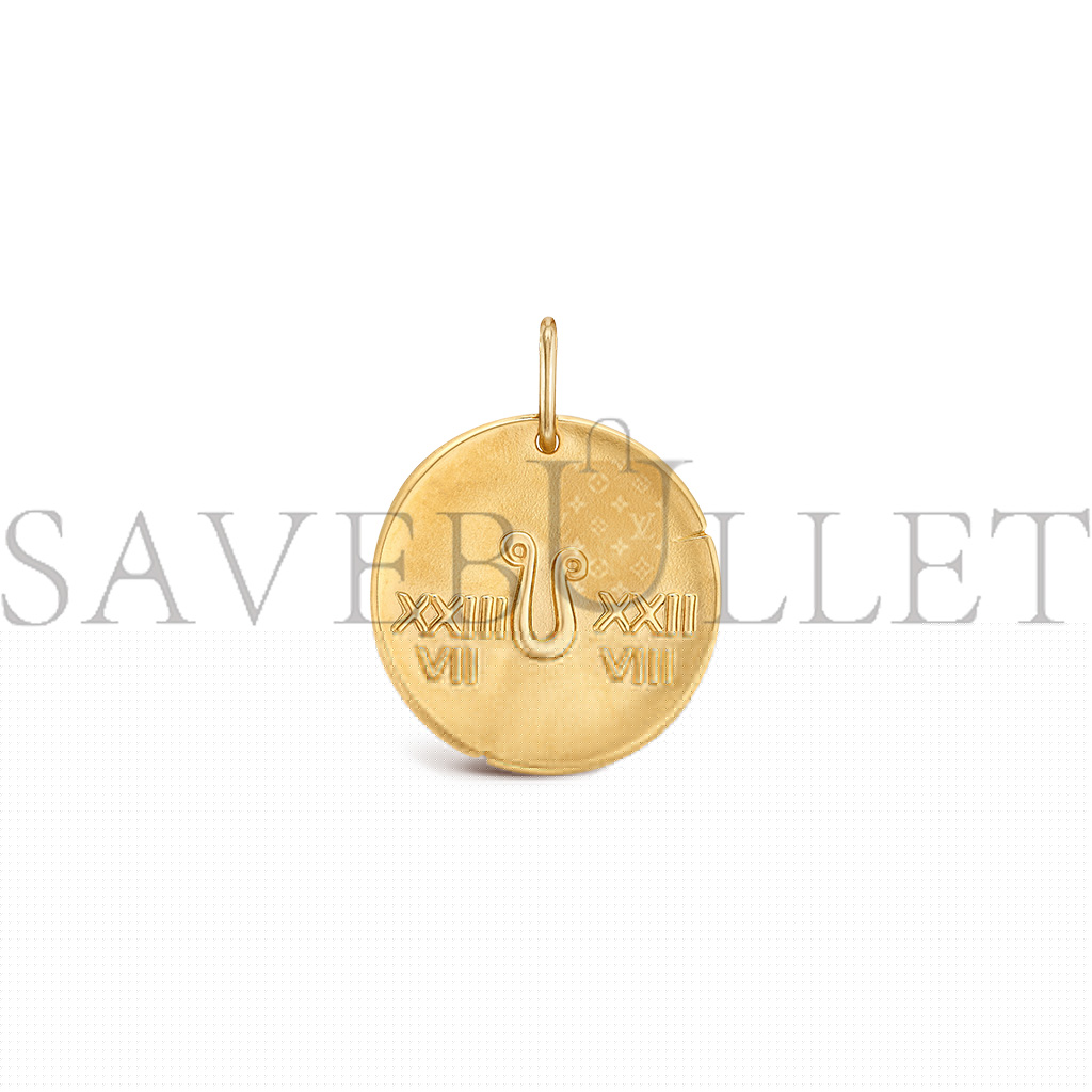 V*N CL*F arpels zodiaque medal leonis (leo) - yellow gold  vcarp7so00